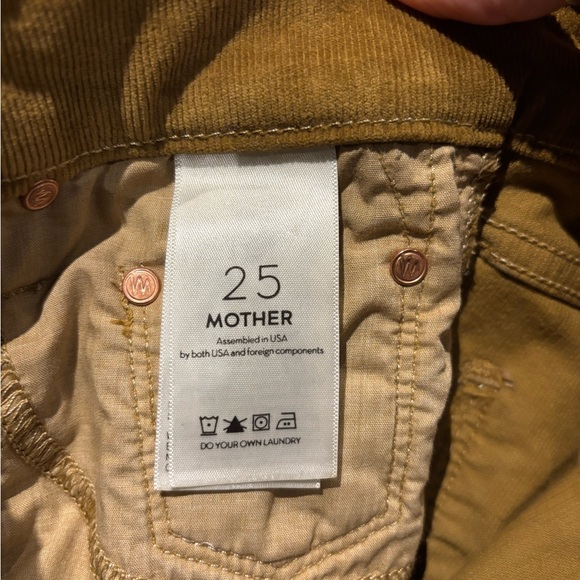 Mother Denim The Outsider Crop Cord Pants - Picture 6 of 6